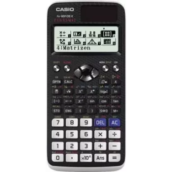 Casio FX-991DE X - desktop - wetenschappelijke rekenmachine - batterij/zonne-energie - zwart