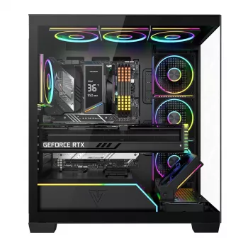 Modecom Volcano Stellar Plus ARGB Midi 8F zwart
