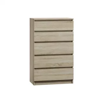 Ladekast top e shop M5 SONOMA — 5 laden, eikenfinish, 700×400×1120 mm, spaanplaat