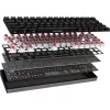 Deltaco GAM-100-DE - 65% - USB + Bluetooth - mechanische switch - QWERTZ - RGB-LED - zwart