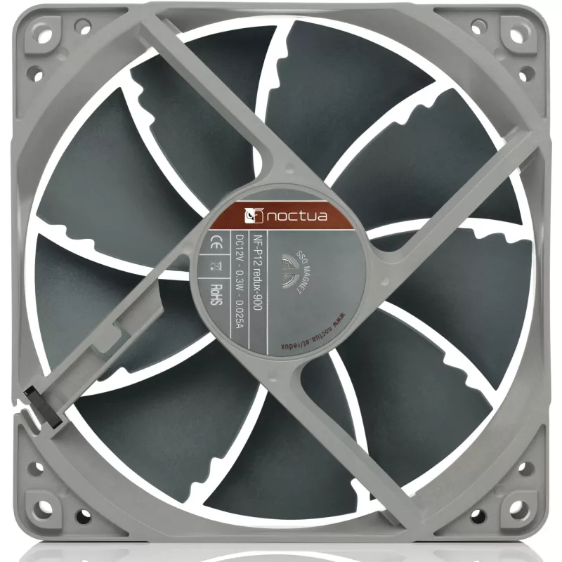 Noctua NF-P12 redux-900 behuizingsventilator, 120 mm, grijs