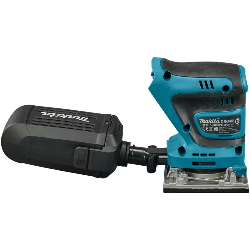 Makita DBO484Z excenterschuurmachine 14000 OPM zwart, blauw
