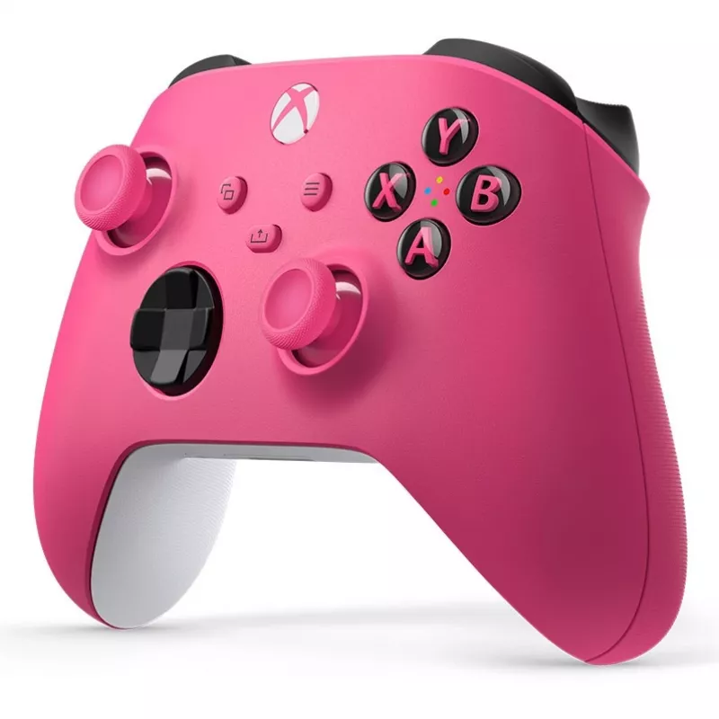 Gamepad Microsoft Xbox Wireless Controller Mineral Camo Special Edition – draadloos, Bluetooth, 2x AA, 40 h, roze/wit