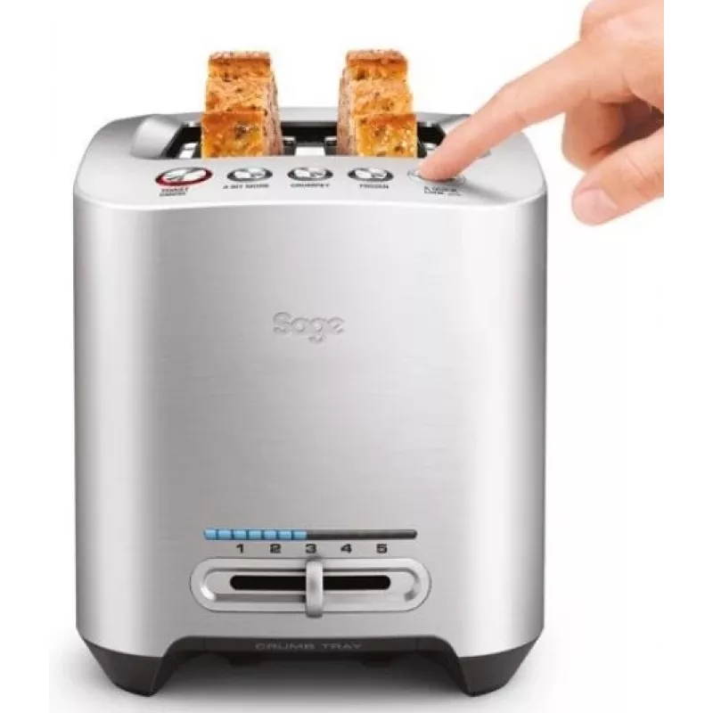 Sage the Smart Toast 5 2-sneden zilver