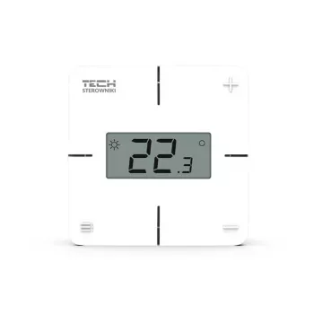 Draadloze ruimteregelaar Tech Controllers R-8X, mechanisch, wit