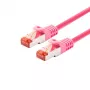 LOGON TCR66SS070M netwerkpatchkabel Cat6 S/FTP (S-STP), 7 m, magenta
