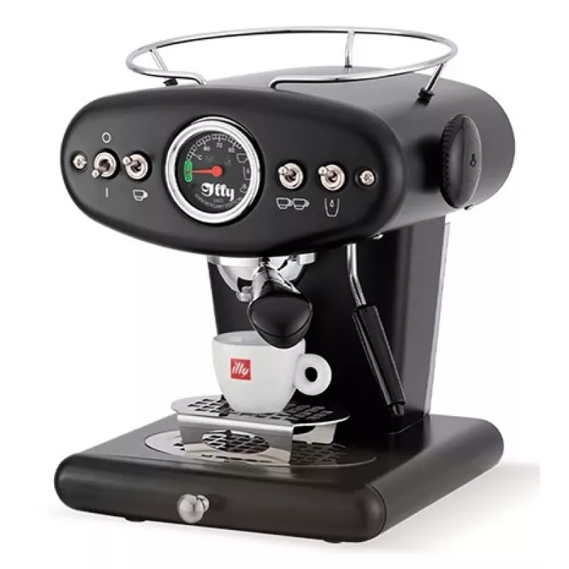 illy X1 Anniversary Machine voor koffiepoeder en E.S.E.-pads (zwart)