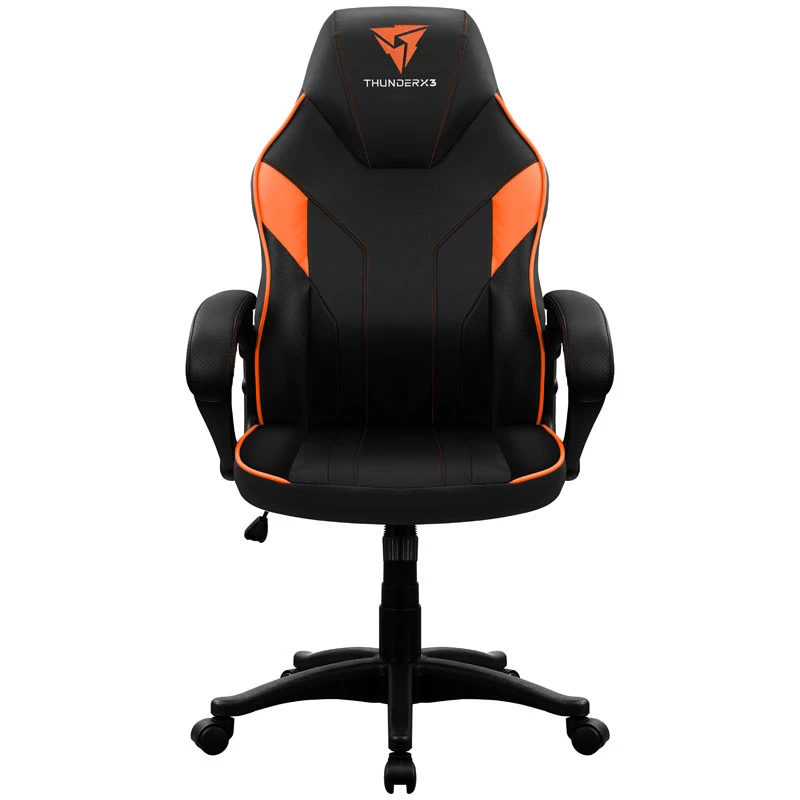 Gamingstoel Thunder X3 EC1 zwart oranje – ergonomisch ontwerp, in hoogte verstelbaar