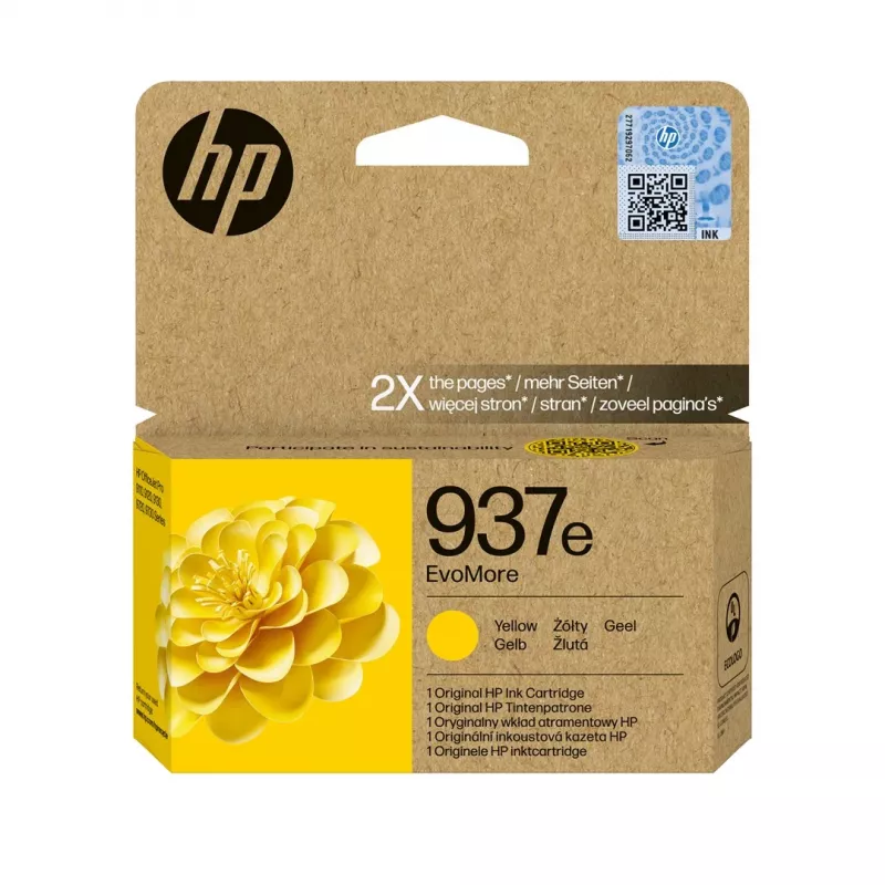 HP 937e EvoMore geel originele inktcartridge