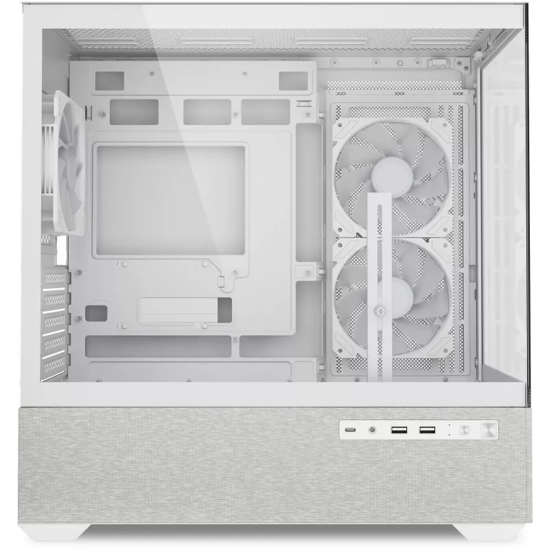 Sharkoon MK7 ARGB mATX behuizing 2xglas wit