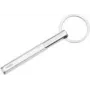 Sleutelhanger TROIKA KYP20/SI zilver aluminium 30x8x96mm