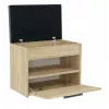 Topeshop PARMA MINI SONOMA schoenenorganizer gesloten sonoma eiken