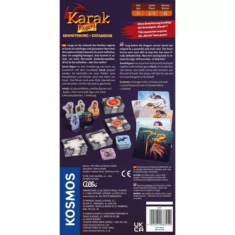 Karak Regent, bordspel-uitbreiding