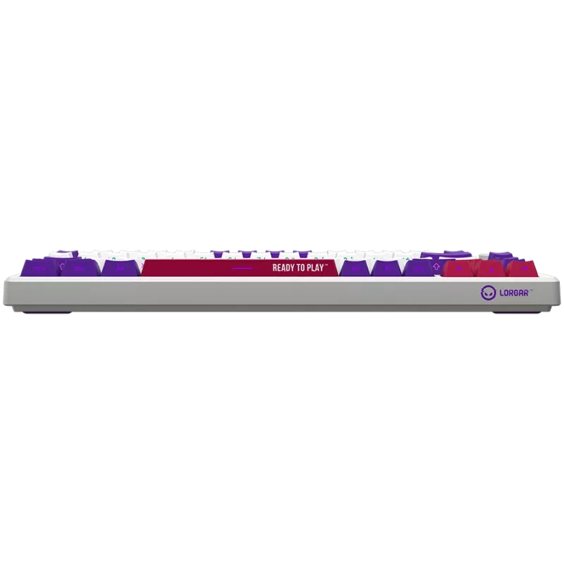 LORGAR KBP7075W, draadloos 75% mechanisch gaming-toetsenbord Pro, wit, EN-layout