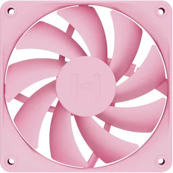 Computerventilator HYTE FA12-SM-4 120 mm, 1500 tpm, 72 m³/h, 1,6 mmH2O, FDB, roze, 4 stuks