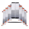 Krause Dopplo dubbelzijdige staande ladder zilver