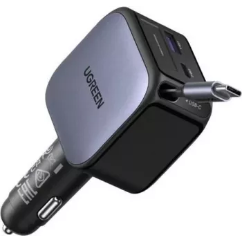 Autolader UGREEN Fast Car Charger 2-poorts 60W (55212B) – 2-poorts 60W USB-autolader