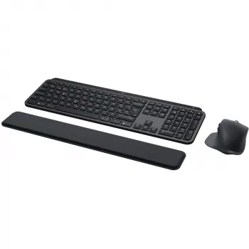Logitech MX Keys S Combo toetsenbord muis inbegrepen kantoor RF draadloos + Bluetooth QWERTZ Zwitsers grafiet