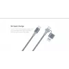USB Type-C 2-in-1-kabel Orsen S8, 5A, 1,5 m (snelladen/data)