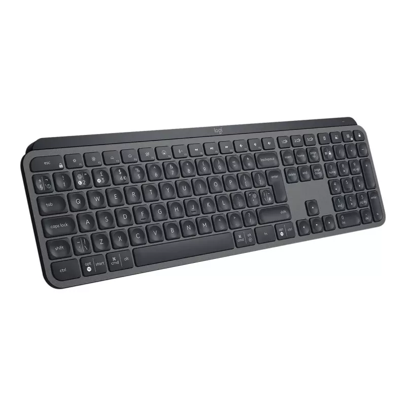 Logitech MX Keys for Business - toetsenbord - verlicht - draadloos - Bluetooth, 2,4 GHz - QWERTY - GB - grafiet (920-010250)