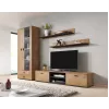 Cama set van twee planken 125cm SOHO lefkas eiken/Zwart