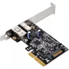 SilverStone ECU03 - USB-adapter - PCIe 2.0 x2 Low Profile - USB-C 3.1 x 1 + USB-C x 1 (SST-ECU03)