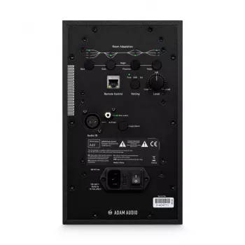 Studiomonitoren ADAM AUDIO A4V zwart, 2-weg, 90 W RMS, 4-inch woofer, LED-display, rackmonteerbaar