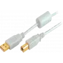USB-kabel USB 2.0 ShiverPeaks BS77022 1,8 m grijs