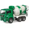 MAN TGA betonmixer wit en groen BRUDER