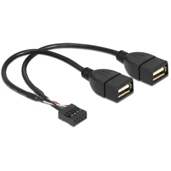 Interne USB-kabel DeLOCK 83292 0,2 m bus naar bus