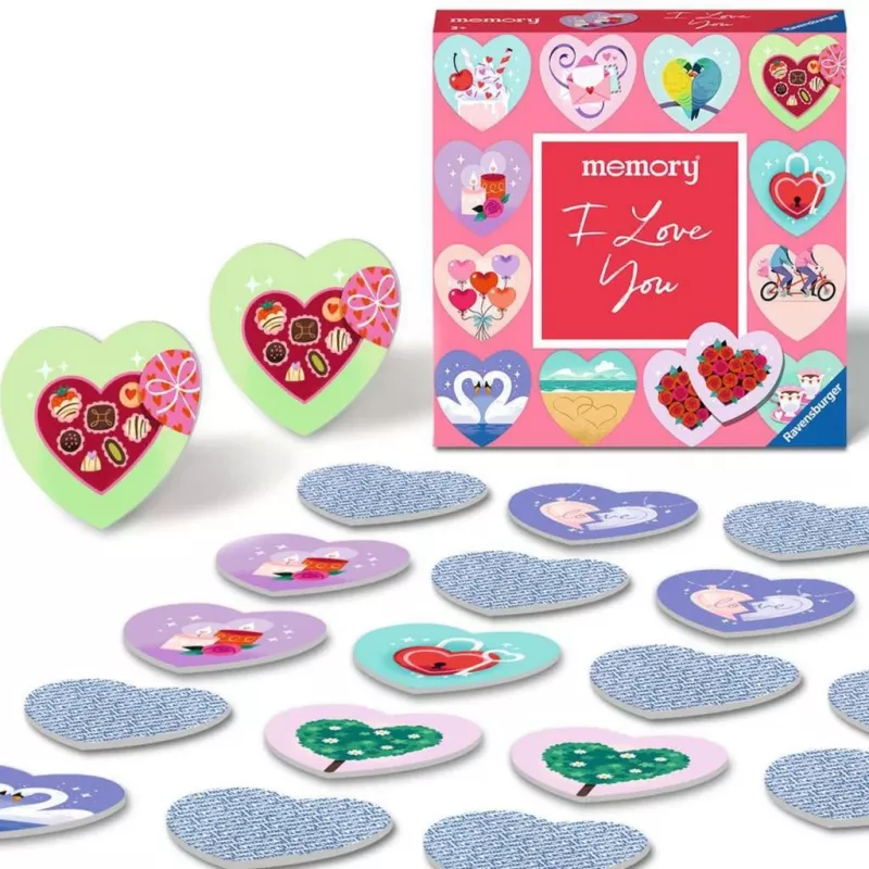memory moments - I love you, memory-spel