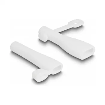 DeLOCK stofkap voor USB Type-A-stekker en USB Type-C-stekker set 2 stuks wit