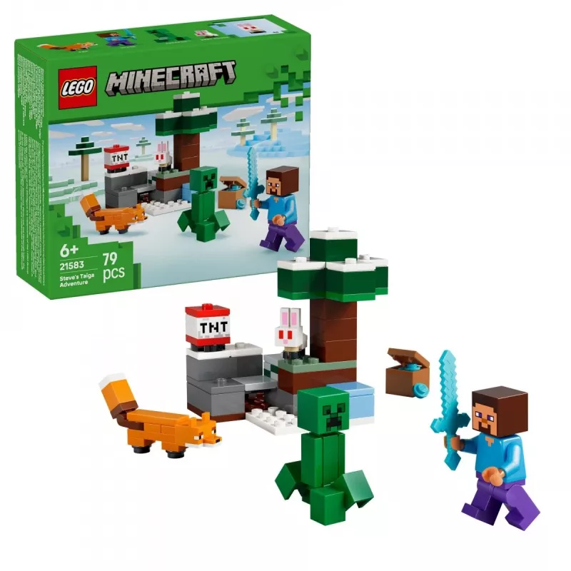 LEGO MINECRAFT 21583 Steves taiga-avontuur