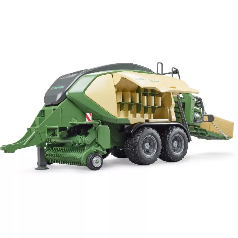 Bruder 02033 Krone Big Pack 1290HDP VC modelvoertuig, 1:16, met 2 vierkante balen, groen