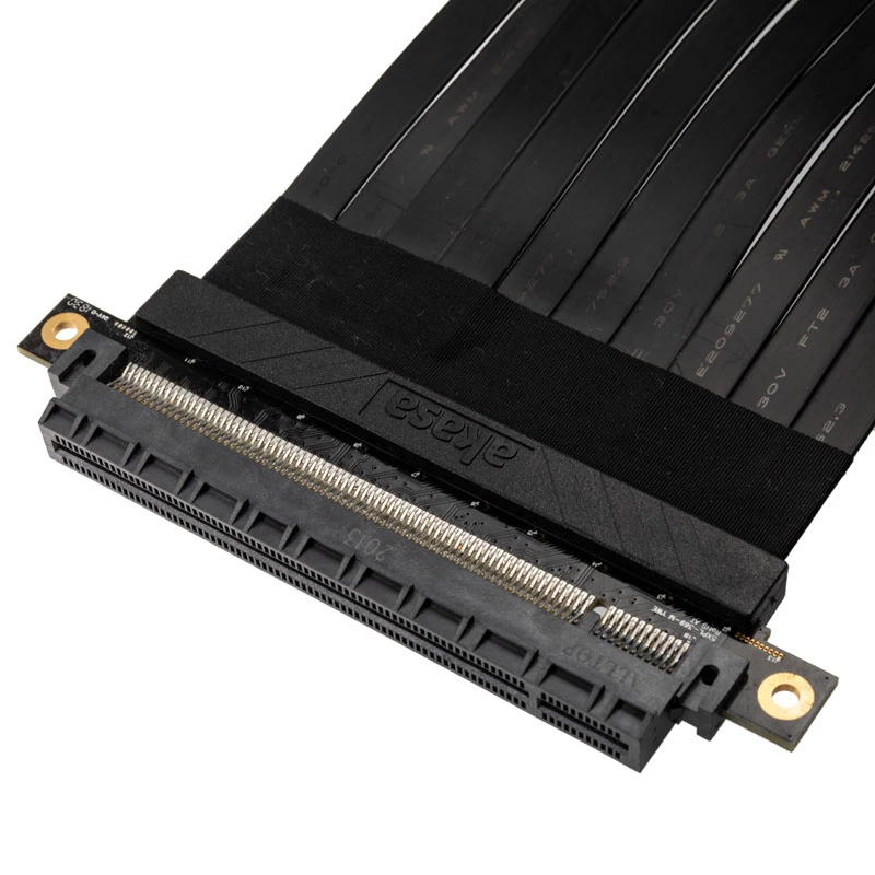 Riser-kabel Akasa RISER zwart X2 Premium PCIe 3.0 x16 20 cm