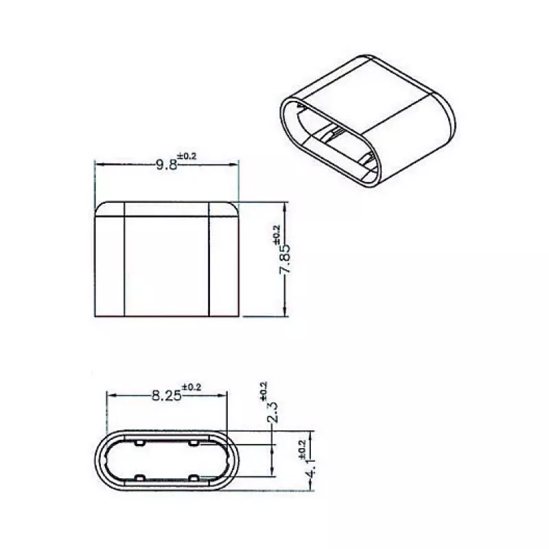 Busafscherming DeLOCK 64008 USB Type-C zwart