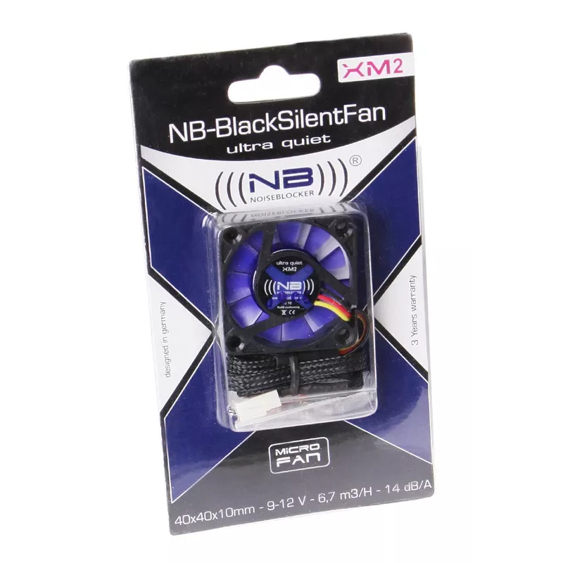 NOISEBLOCKER BlackSilentFan XM-2 40mm zwart