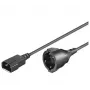 Microconnect PE130200 stroomkabel zwart 2 m C14-koppeling