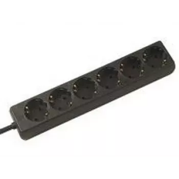 Verlengsnoer Bachmann 381.141S 1.5m 6 AC-stopcontacten zwart