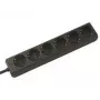 Verlengsnoer Bachmann 381.141S 1.5m 6 AC-stopcontacten zwart