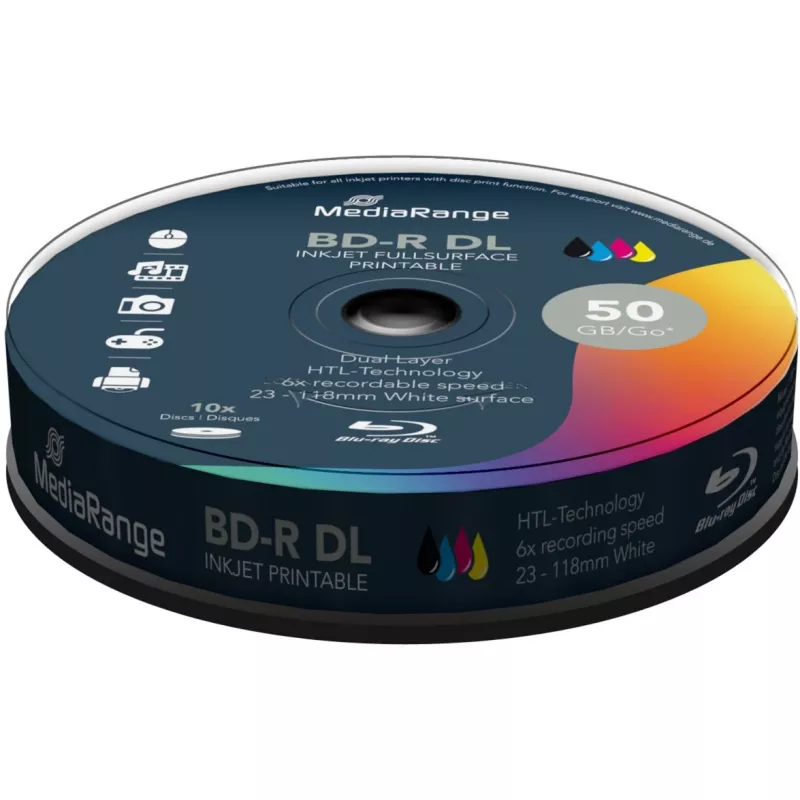 BD-R MediaRange MR509 50GB 10 stuks