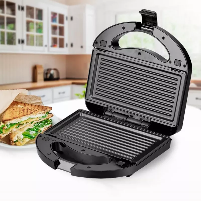 Toaster sandwichmaker Maestro MR-709 3in1 750W – sandwichpers, grill- & wafelplaten, wit
