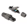Netwerkkabel DeLOCK RJ45-stekker Cat.8.1 STP gereedschapsvrij zwart
