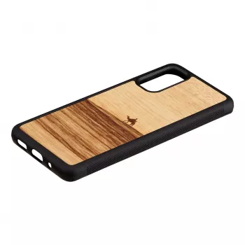 Smartphonehoesje Man and Wood Galaxy S20 Terra zwart – beschermhoes voor Samsung Galaxy S20