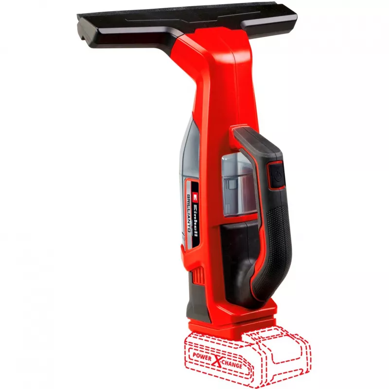 Einhell BRILLIANTO raamzuiger 0,3 L zwart, rood