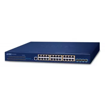 Managed switch PLANET Layer 3 24-poorts 10/100/1000T Gigabit Ethernet 1U