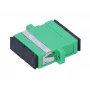 Extralink SC/APC duplex-adapter, singlemode, groen