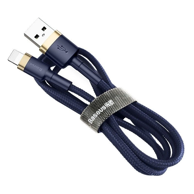 Lightning-kabel Baseus CALKLF-CV3 2 m blauw goud