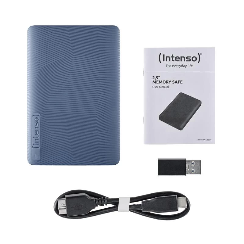Externe harde schijf | INTENSO | 1000 GB | kleur blauw | 6029565