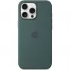 Siliconen case met MagSafe voor iPhone 16 Pro Max - zeegroen